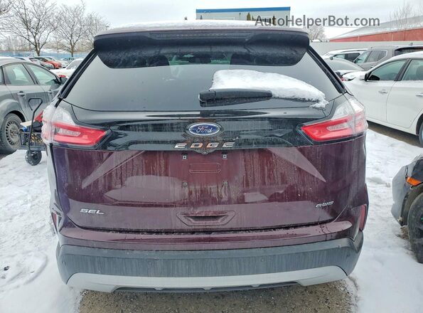 2FMPK4J98RBA25152 2024 FORD EDGE Burgundy 