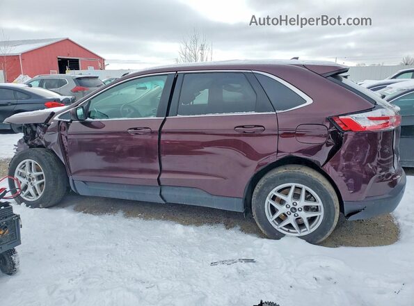 2FMPK4J98RBA25152 2024 FORD EDGE Burgundy 