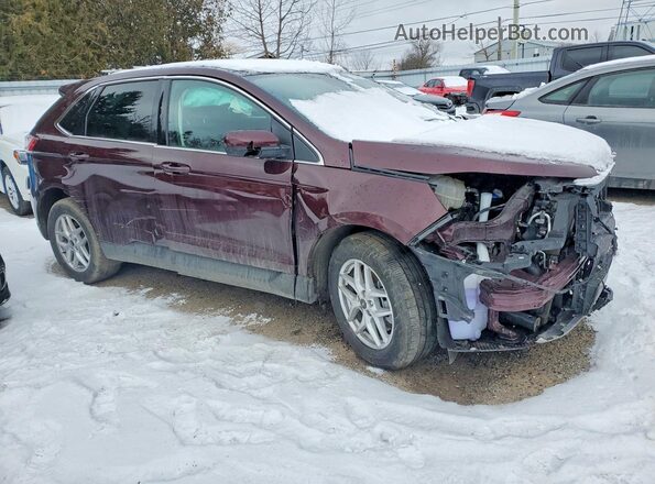2FMPK4J98RBA25152 2024 FORD EDGE Burgundy 