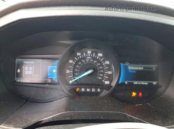 2FMPK4J98RBA88428 2024 FORD EDGE Серый Вид щитка приборов