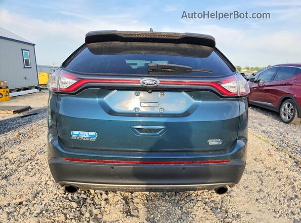 2FMPK4J99GBB82458 2016 FORD EDGE Серый Вид сзади