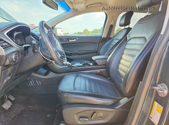 2FMPK4J99GBB82458 2016 FORD EDGE Серый Вид салона спереди