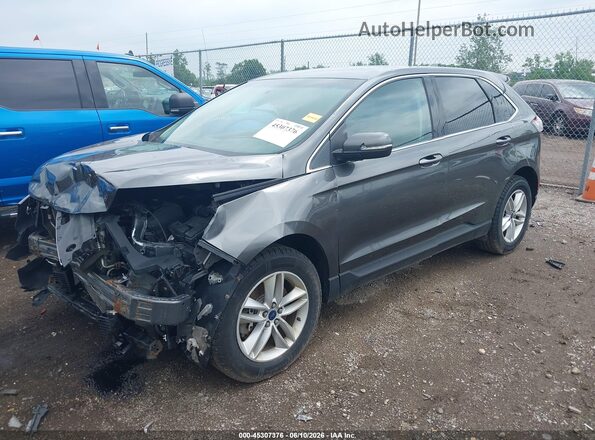 2FMPK4J99HBB29826 2017 FORD EDGE Gray Vista tres cuartos delantera izquierda