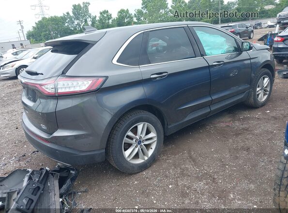 2FMPK4J99HBB29826 2017 FORD EDGE Gray Trasero derecho