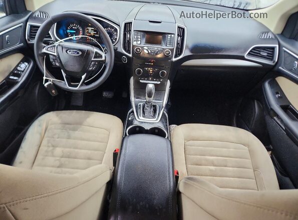 2FMPK4J99HBC42949 2017 FORD EDGE Бежевый 