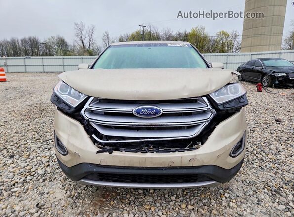 2FMPK4J99HBC42949 2017 FORD EDGE Бежевый 