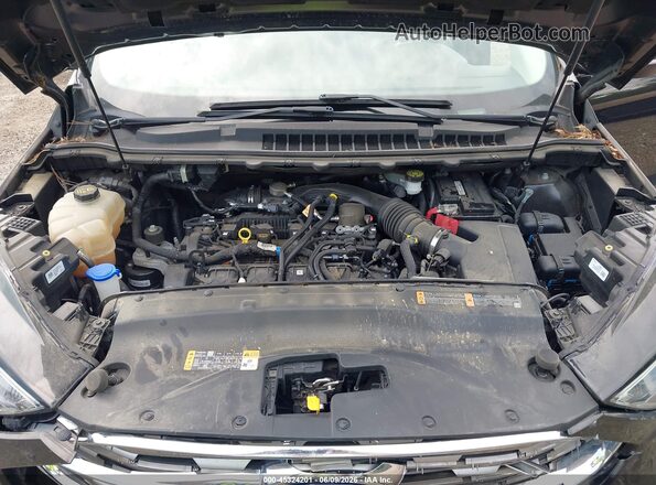 2FMPK4J99KBB23483 2019 FORD EDGE Black Вид ззаду