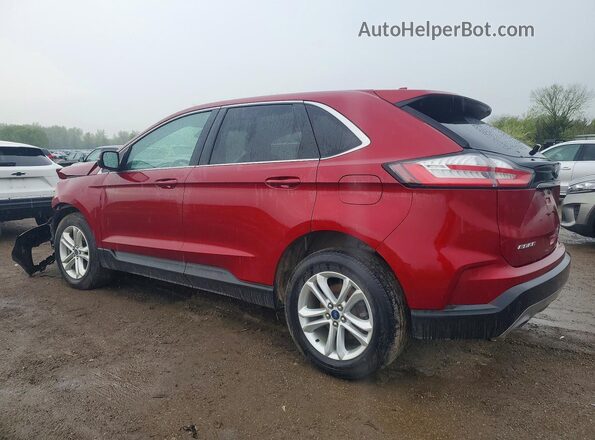 2FMPK4J99KBC45471 2019 FORD EDGE Red Tył lewy