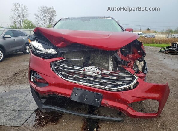 2FMPK4J99KBC45471 2019 FORD EDGE Red Widok z przodu