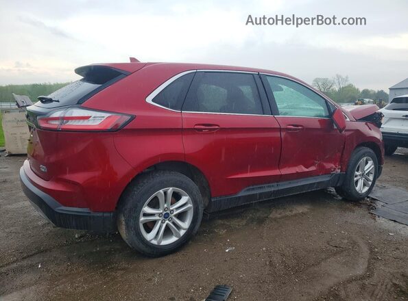 2FMPK4J99KBC45471 2019 FORD EDGE Red Tył prawy