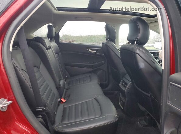2FMPK4J99KBC45471 2019 FORD EDGE Red Widok wnętrza z tyłu