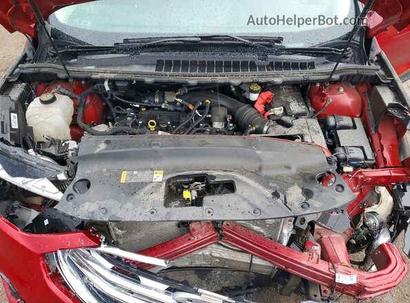 2FMPK4J99KBC45471 2019 FORD EDGE Red Widok komory silnika