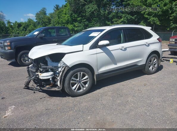 2FMPK4J99LBA83083 2020 FORD EDGE White Առջևի ձախ երեք քառորդ տեսարան