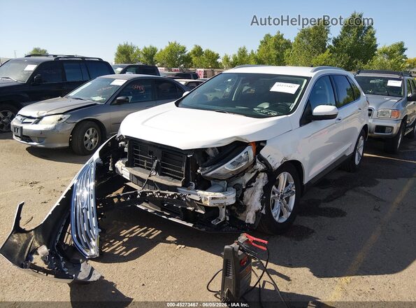 2FMPK4J99LBB53326 2020 FORD EDGE Белый Передняя левая четверть