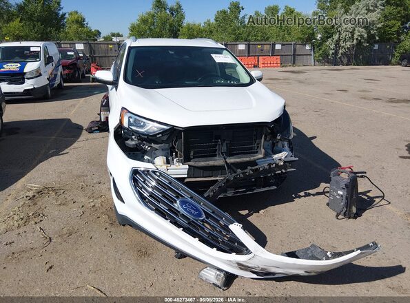 2FMPK4J99LBB53326 2020 FORD EDGE Белый Вид щитка приборов