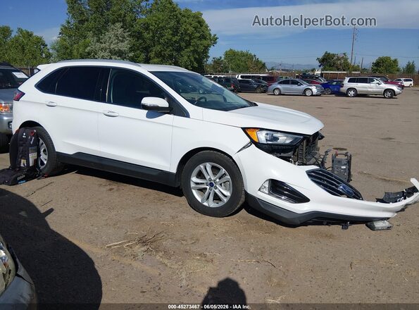 2FMPK4J99LBB53326 2020 FORD EDGE Белый Вид задней части салона