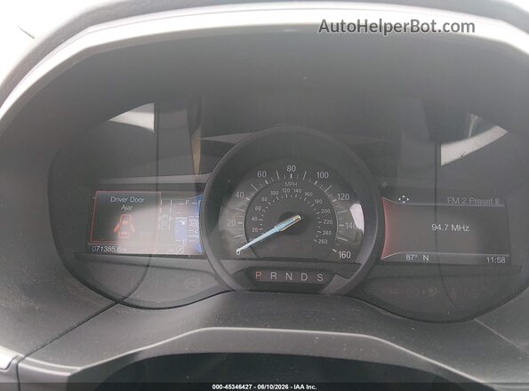 2FMPK4J99LBB58820 2020 FORD EDGE White უკანა სავარძლების ხედი