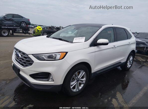 2FMPK4J99LBB58820 2020 FORD EDGE White წინა მარცხენა ხედი სამი მეოთხედიდან
