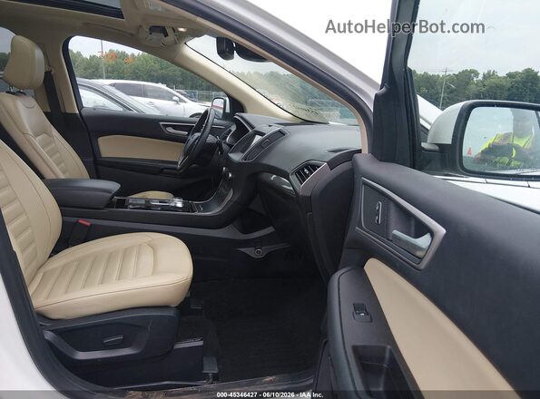 2FMPK4J99LBB58820 2020 FORD EDGE White წინა სალონის ხედი