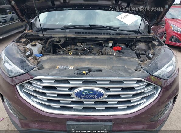 2FMPK4J99MBA01824 2021 FORD EDGE Бордовый Вид сзади
