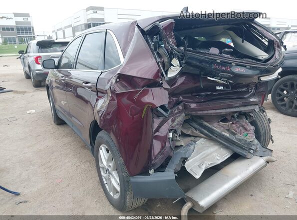 2FMPK4J99MBA01824 2021 FORD EDGE Бордовый Задняя левая четверть