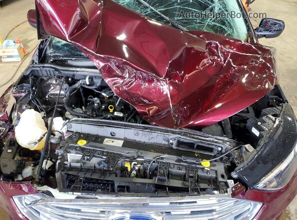 2FMPK4J99NBA42746 2022 FORD EDGE Maroon Engine compartment view