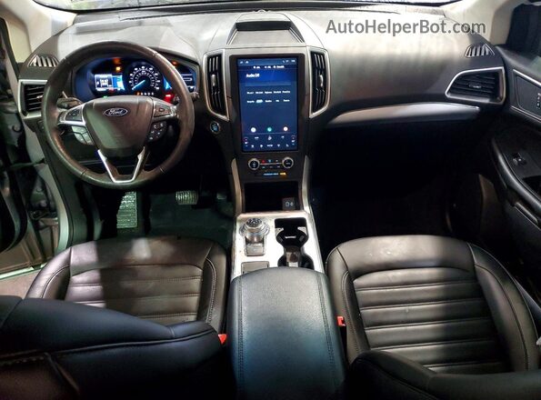 2FMPK4J99NBA50801 2022 FORD EDGE Серебряный Вид панели приборов