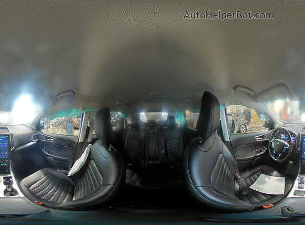 2FMPK4J99NBA50801 2022 FORD EDGE Серебряный Панорамный вид салона 360°