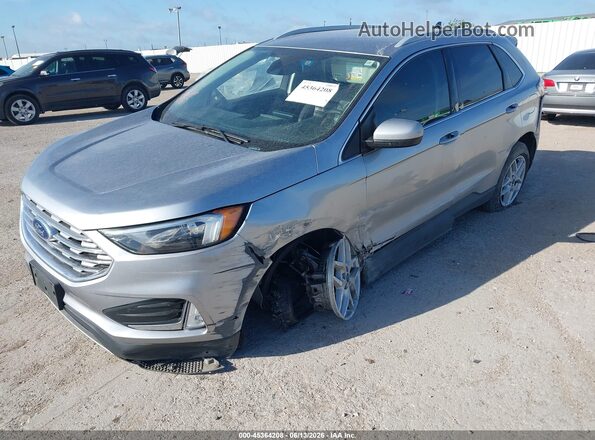 2FMPK4J99NBA66660 2022 FORD EDGE Silver Передня ліва чверть