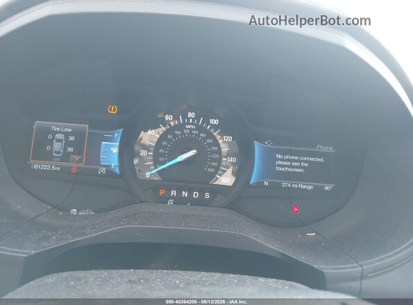 2FMPK4J99NBA66660 2022 FORD EDGE Silver Вид задніх сидінь