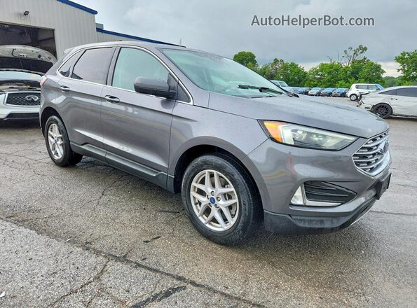 2FMPK4J99NBA75245 2022 FORD EDGE Серый Передняя правая четверть