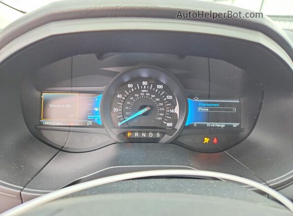 2FMPK4J99NBA75245 2022 FORD EDGE Серый Вид щитка приборов