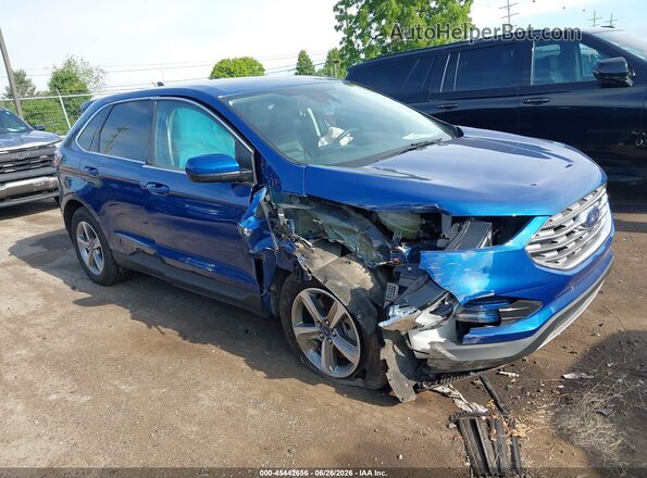 2FMPK4J99NBB09037 2022 FORD EDGE Blue Vista interior trasera