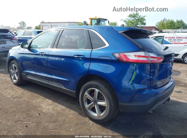 2FMPK4J99NBB09037 2022 FORD EDGE Blue Vista interior de 360 grados