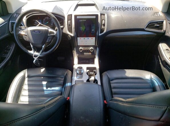 2FMPK4J99PBA38120 2023 FORD EDGE Черный Вид панели приборов