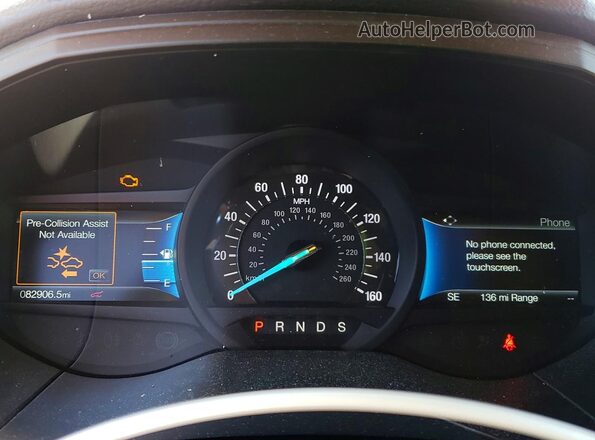 2FMPK4J99PBA38120 2023 FORD EDGE Черный Вид щитка приборов