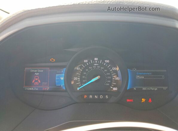 2FMPK4J99RBA42686 2024 FORD EDGE White Widok zestawu wskaźników