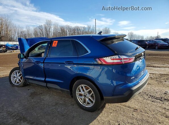 2FMPK4J99RBA64154 2024 FORD EDGE Blue Tył lewy