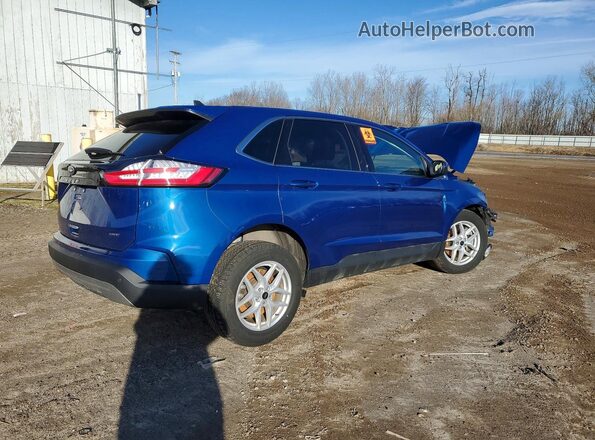 2FMPK4J99RBA64154 2024 FORD EDGE Blue Tył prawy