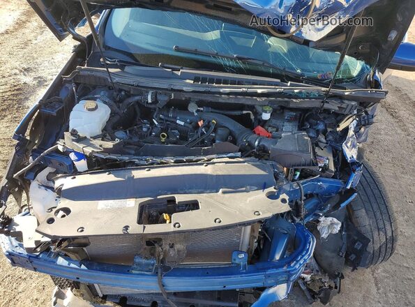 2FMPK4J99RBA64154 2024 FORD EDGE Blue Widok komory silnika
