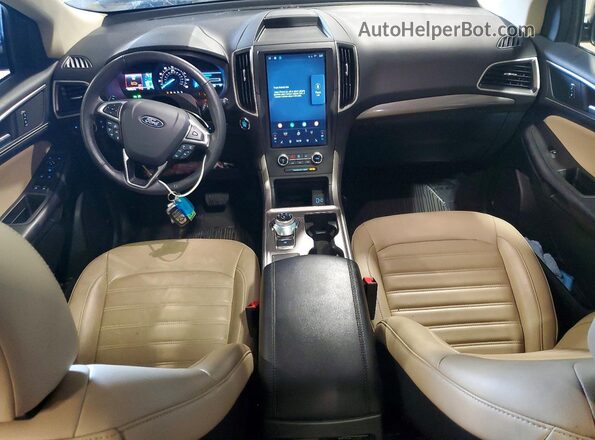 2FMPK4J99RBA86722 2024 FORD EDGE Blue წინა პანელის ხედი