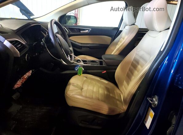2FMPK4J99RBA86722 2024 FORD EDGE Blue წინა სალონის ხედი