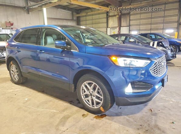 2FMPK4J99RBA86722 2024 FORD EDGE Blue წინა მარჯვენა