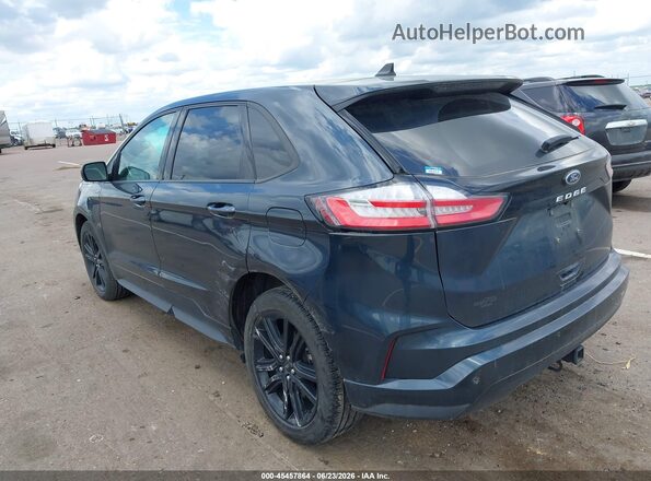 2FMPK4J99RBB25454 2024 FORD EDGE Синий Задняя левая четверть