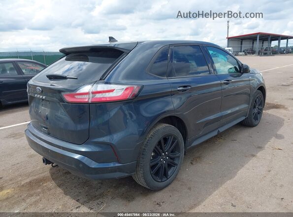 2FMPK4J99RBB25454 2024 FORD EDGE Синий Задняя правая четверть