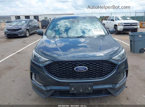 2FMPK4J99RBB25454 2024 FORD EDGE Синий Вид щитка приборов