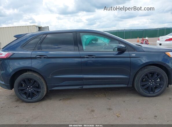 2FMPK4J99RBB25454 2024 FORD EDGE Синий Вид задней части салона