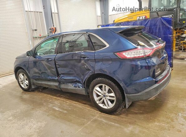 2FMPK4J9XHBB97097 2017 FORD EDGE Blue Trasero izquierdo