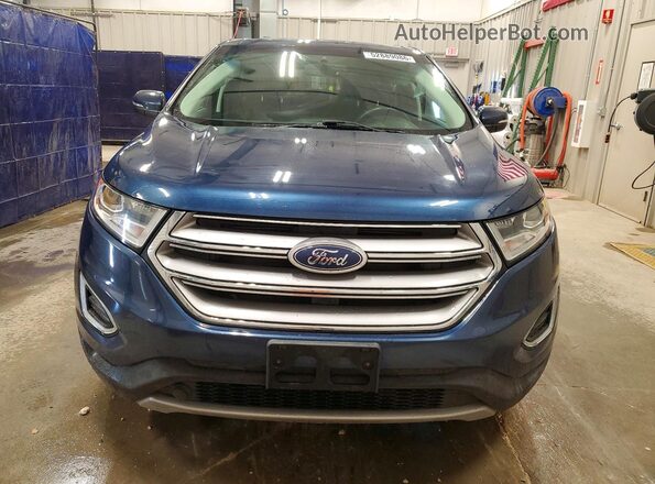2FMPK4J9XHBB97097 2017 FORD EDGE Blue Vista frontal