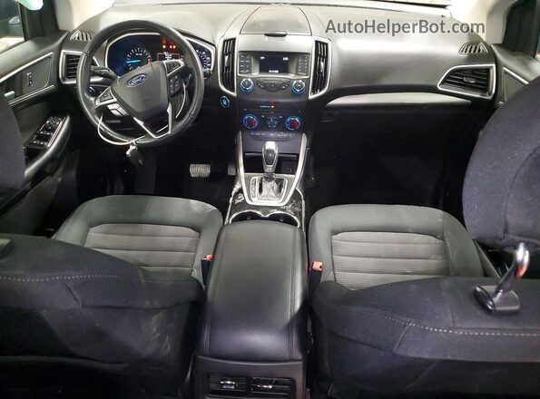 2FMPK4J9XHBB97097 2017 FORD EDGE Blue Vista del salpicadero